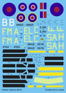 TECHMOD 48045 - 1:48 Typhoon Mk.Ib