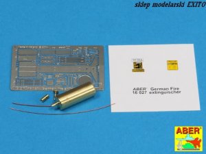 ABER 16027 - 1:16 Fire extinguisher with brackets used on German vehicles