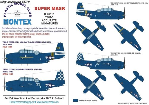 Przejdź do produktu MONTEX K48010 - 1:48 TBM-3 Avenger