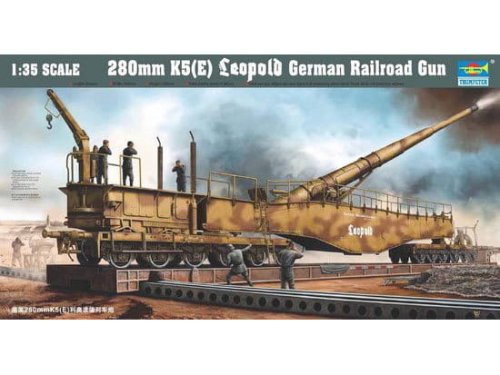 Przejdź do produktu TRUMPETER 00207 - 1:35 280mm K5(E) Leopold German Railroad Gun