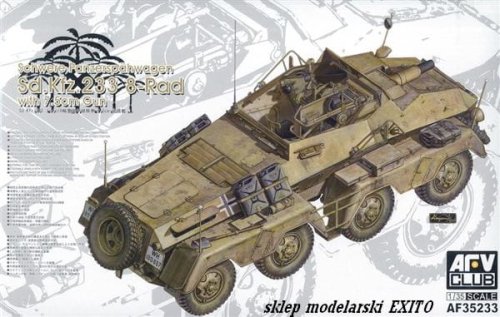 Przejdź do produktu AFV CLUB 35233 - 1:35 Sd.Kfz 233 8-Rad w / 7,5cm Gun - Schwerer Panzerspahwagen