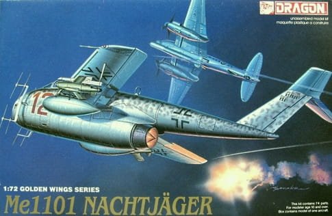 Przejdź do produktu DRAGON 5014 - 1:72 Messerschmitt Me1101 Nachtjager