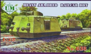 UNIMODELS 638 - 1:72 BDT - Heavy Armored Railcar