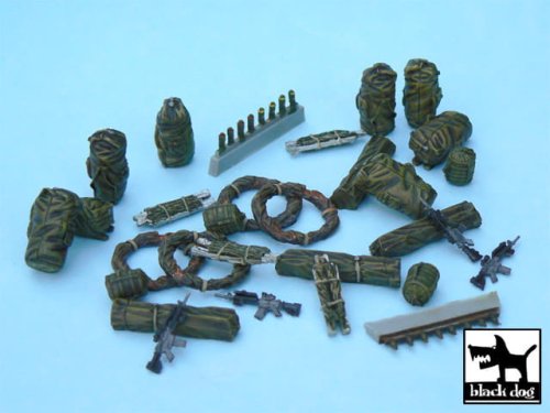 Przejdź do produktu BLACK DOG T48035 - 1:48 US modern equipment 1 accessories set