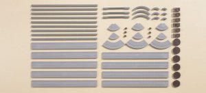 AUHAGEN 42656 H0 - Krawężniki , studzienki, chodniki