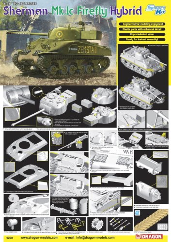 Przejdź do produktu DRAGON 6228 - 1:35 Sherman Firefly I c Hybrid