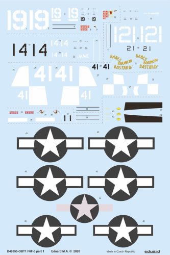 Przejdź do produktu EDUARD D48055 - 1:48 F6F-3 part 1