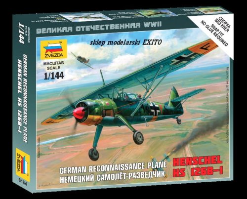 Przejdź do produktu ZVEZDA 6184 - 1:144 Henschel Hs 126B