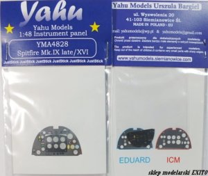 YAHU YMA4828 - 1:48 Spitfire Mk.IX late / XVI tablica przyrządów