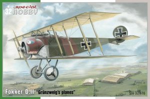 SPECIAL HOBBY 32076 - 1:32 Fokker D. II Grunzweigs Planes