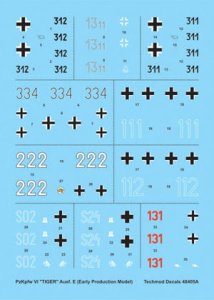 TECHMOD 48405 - 1:48 Pzkpfw. VI Tiger I early