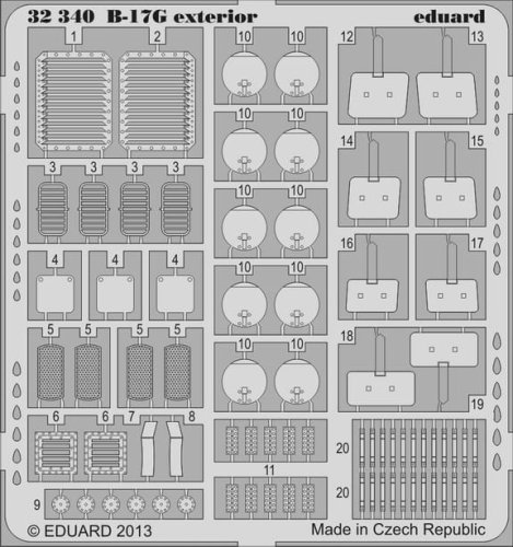 Przejdź do produktu EDUARD 32340 - 1:32 B-17G exterior