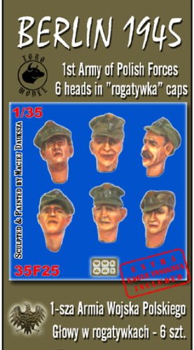 Przejdź do produktu TORO MODEL 35F25 - 1:35 Berlin 1945 - Głowy w rogatywkach - 6 szt.