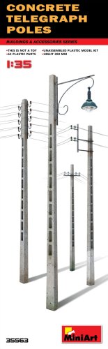 Przejdź do produktu MINIART 35563 - 1:35 Concrete Telegraph Poles