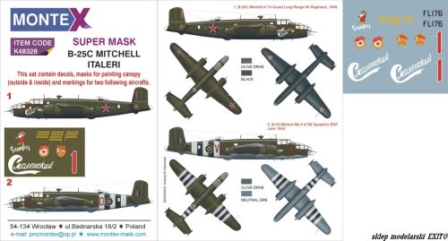 Przejdź do produktu MONTEX K48328 - 1:48 B-25C Mitchell