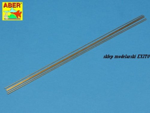 Przejdź do produktu ABER BR08 - Brass round rods 0,80 mm length 250 mm x 6 pcs.