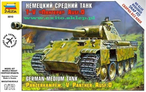Przejdź do produktu ZVEZDA 5010 - 1:72 Pz.Kpfw. V Panther Ausf.D