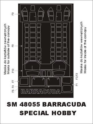 Przejdź do produktu MONTEX SM48055 - 1:48 Fairey Barracuda