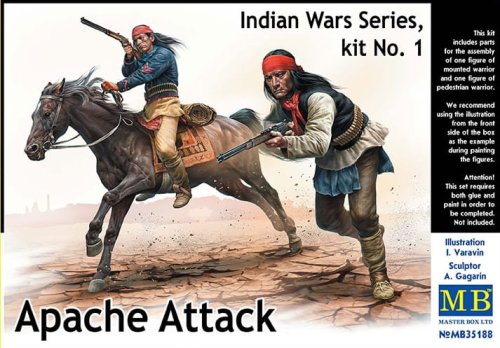 Przejdź do produktu MASTER BOX 35188 - 1:35 Apache Attack - Indian Wars Series kit No.1
