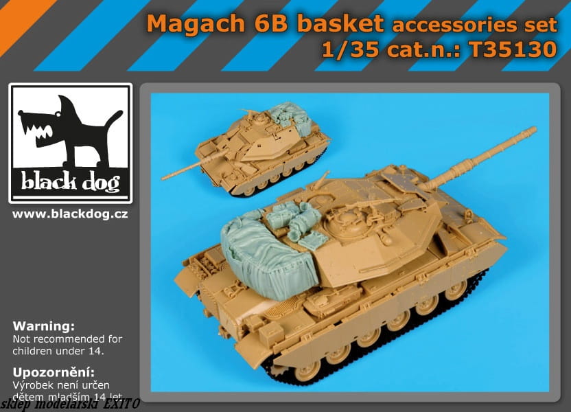 Przejdź do produktu BLACK DOG T35130 - 1:35 Magach 6B basket accessories set