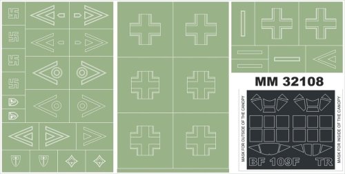Przejdź do produktu MONTEX MM32108 - 1:32 Messerschmitt Bf 109F-4