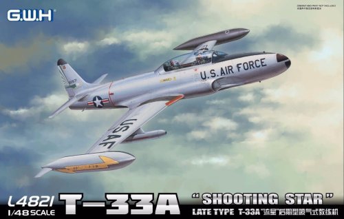Przejdź do produktu GREAT WALL HOBBY 4821 - 1:48 T-33A Shooting Star - Late type