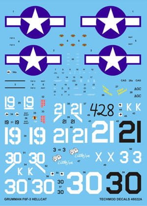 Przejdź do produktu TECHMOD 48022 - 1:48 F6F-3 Hellcat