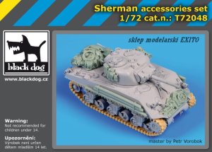 BLACK DOG T72048 - 1:72 Sherman accessories set