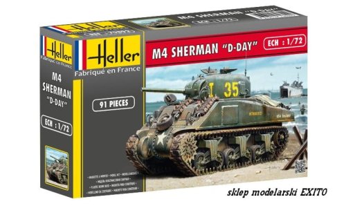 Przejdź do produktu HELLER 79892 - 1:72 M4 Sherman D-Day