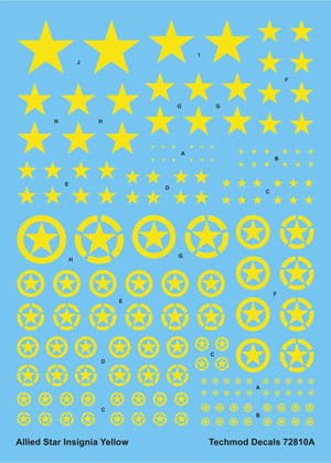 Przejdź do produktu TECHMOD 72810 - 1:72 Allied Star Insignia Yellow