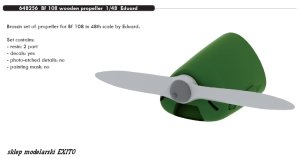 EDUARD 648256 - 1:48 Bf 108 wooden propeller