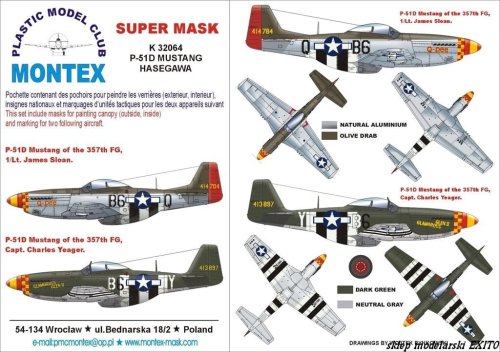 Przejdź do produktu MONTEX K32064 - 1:32 P-51D Mustang