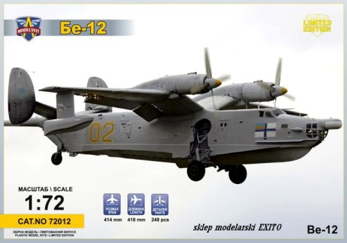 Przejdź do produktu MODELSVIT 72012 - 1:72 Beriev Be-12