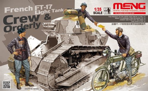 Przejdź do produktu MENG MODEL HS005 - 1:35 French FT-17 Tank Crew & Orderly