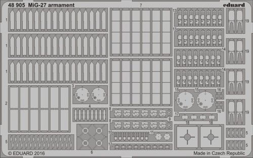 Przejdź do produktu EDUARD 48905 - 1:48 MiG-27 armament
