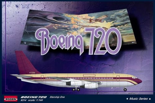 Przejdź do produktu RODEN 314 - 1:144 Boeing 720 Starship One - Music Series