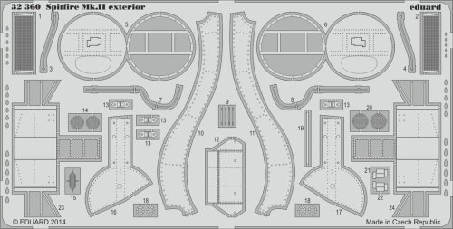 Przejdź do produktu EDUARD 32360 - 1:32 Spitfire Mk.II exterior