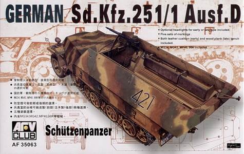 Przejdź do produktu AFV CLUB 35063 - 1:35 Sd.Kfz. 251 ausf.D