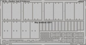 Eduard 36331 - 1:35 Panther Ausf. D Schürzen
