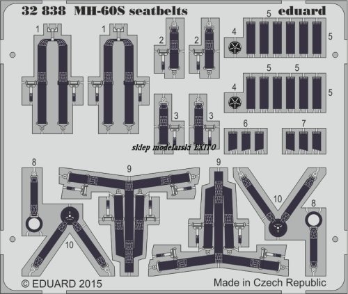 Przejdź do produktu EDUARD 32838 - 1:35 MH-60S seatbelts