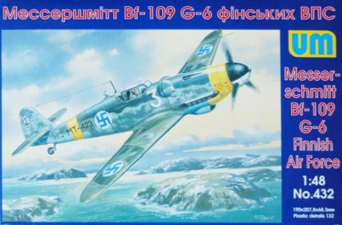 Przejdź do produktu UNIMODELS 48-432 - 1:48 Messerschmitt Bf 109 G6 / R3 (Finish Air Force )