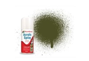 Humbrol AD6155 - Farba akrylowa 155 Olive Drab Matt spray 150 ml