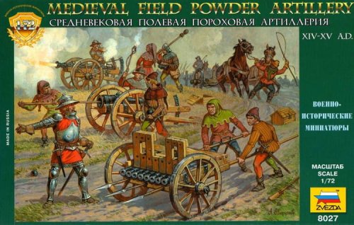 Przejdź do produktu ZVEZDA 8027 - 1:72 Medieval Field Powder Artillery XIV-XV A.D