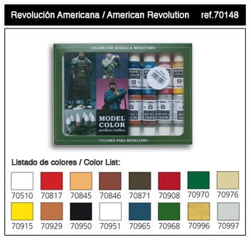 Przejdź do produktu VALLEJO 70148 - American Revolution - Model Color Set