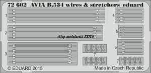 EDUARD 72602 - 1:72 Avia B.534 wires & stretchers