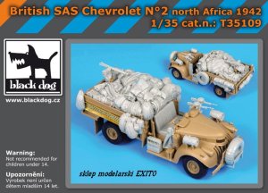 BLACK DOG T35109 - 1:35 British SAS Chevrolet N°2 North Africa 1942