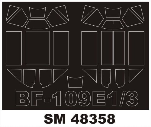 Przejdź do produktu MONTEX SM48358 - 1:48 Messerschmitt Bf 109E-1/3