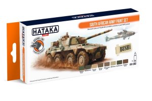 HATAKA CS92 - Zestaw farb South African Army