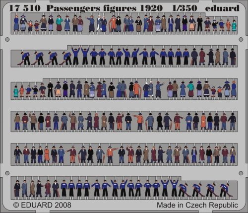 Przejdź do produktu EDUARD 17510 - 1:350 Passengers Figures 1920