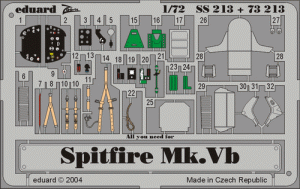 EDUARD SS213 - 1:72 Spitfire Mk.Vb
